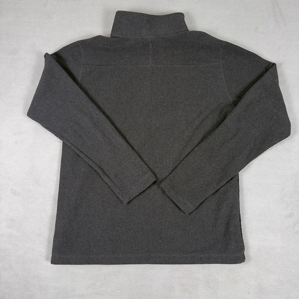 The North Face Mens Gordon Lyons 1/4 Zip Fleece Pullover Charcoal Grey Medium